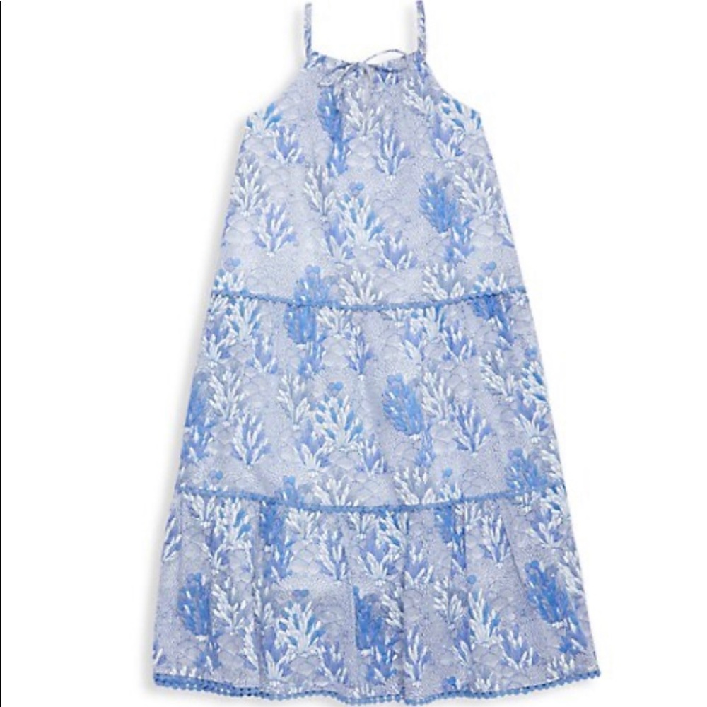 Roller Rabbit Girls Ugyen Leaves Daria Dress Sz 4